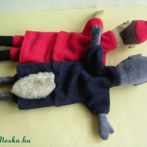 Vitéz L. és az Ördög,  kézbábok -  - Meska.hu