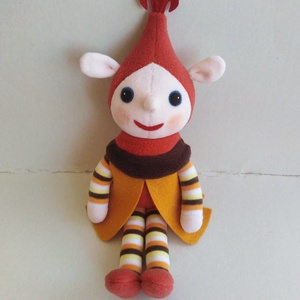 Textil baba (manó)-Ildikó124540 nevére - játék & sport - baba & babaház - baba - Meska.hu