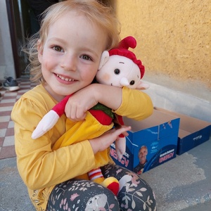 Plüss Manó baba-43cm - játék & sport - baba & babaház - baba - Meska.hu