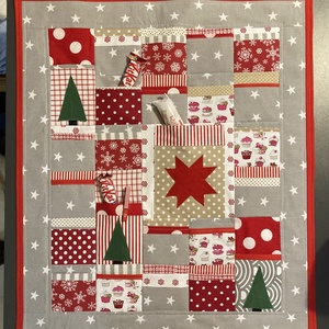 Adventi naptár, patchwork - karácsony - adventi díszek - adventi naptár - Meska.hu