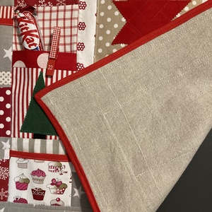 Adventi naptár, patchwork - karácsony - adventi díszek - adventi naptár - Meska.hu