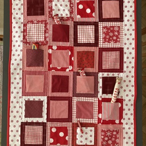 Adventi naptár, patchwork - karácsony - adventi díszek - adventi naptár - Meska.hu