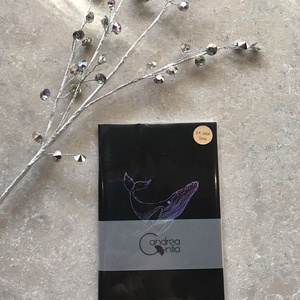 'bálna' notesz, Otthon & Életmód, Papír, írószer, Jegyzetfüzet & Napló, Könyvkötés, Fotó, grafika, rajz, illusztráció, MESKA