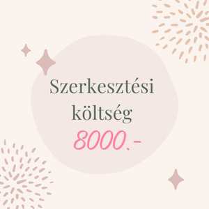 Szerkesztési költség - Meghívó, Otthon & Életmód, Papír, írószer, Egyedi szerkesztés, Papírművészet, MESKA