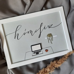 Hómofisz lakásdekoráció, falikép - Meska.hu