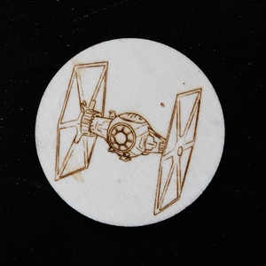 Tie fighter star wars űrhajó kulcstartó/mágnes - táska & tok - kulcstartó & táskadísz - kulcstartó - Meska.hu