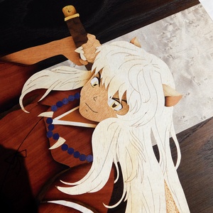 Inuyasha anime intarzia - otthon & lakás - Meska.hu