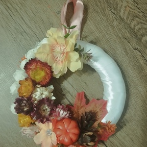 Őszi ajtódísz , Otthon & Életmód, Dekoráció, Halloween, Halloweeni ajtódíszek és ablakdíszek, Virágkötés, MESKA