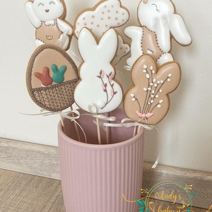 Húsvéti nyuszi dekoráció szett, Otthon & Életmód, Dekoráció, Asztal és polc dekoráció, Asztaldísz, Mézeskalácssütés, MESKA