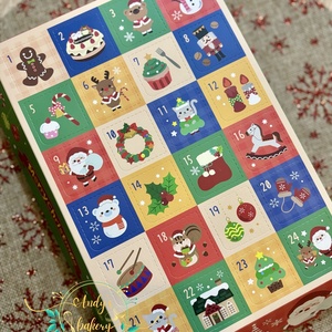 Mézeskalács Adventi naptár - karácsony - adventi díszek - adventi naptár - Meska.hu Mézeskalács Adventi naptár - karácsony - adventi díszek - adventi naptár - Meska.hu