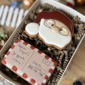 Télapó mézeskalács szett - élelmiszer - gourmet ajándékcsomag - Meska.hu