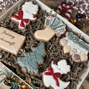 Karácsonyi hangulat szarvasokkal - élelmiszer - gourmet ajándékcsomag - Meska.hu