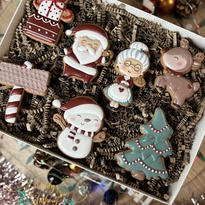 Karácsonyi hangulat télapóval, Élelmiszer, Gourmet ajándékcsomag, Mézeskalácssütés, MESKA