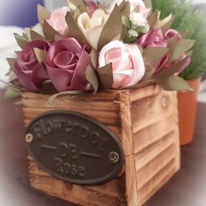 Rustica kaspó asztalidísz - otthon & életmód - dekoráció - Meska.hu