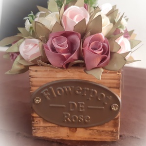 Rustica kaspó asztalidísz - otthon & életmód - dekoráció - Meska.hu