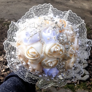 Pezsgő, vanilia örökcsokor és szülőköszöntő szett -  - Meska.hu