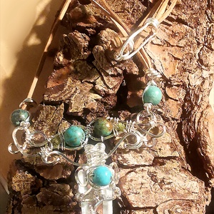 Tiszta kommunikáció nyakék - ékszer - nyaklánc - medálos nyaklánc - Meska.hu