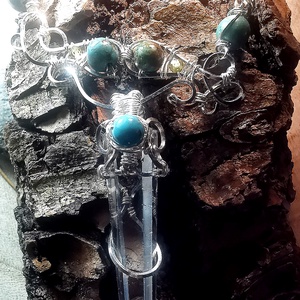 Tiszta kommunikáció nyakék - ékszer - nyaklánc - medálos nyaklánc - Meska.hu