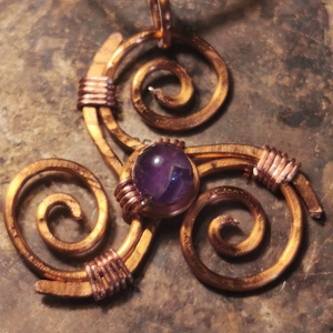 Triskele amulett - ékszer - nyaklánc - medálos nyaklánc - Meska.hu