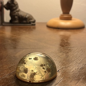 Fátyolvirágos papírnehezék 5 cm - otthon & életmód - dekoráció - asztal és polc dekoráció - asztaldísz - Meska.hu