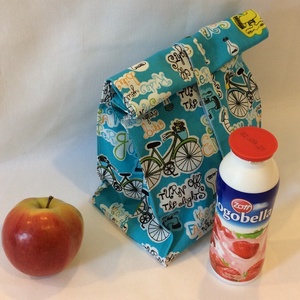 Uzsonnás táska / Lunch bag /  ajándék szalvétával  - táska & tok - uzsonna- & ebéd tartó - ebéd tasak, doboz - Meska.hu