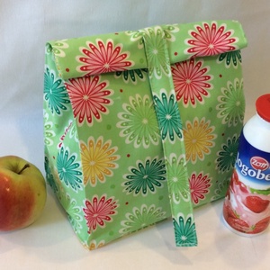 Uzsonnás táska / Lunch bag  /  ajándék szalvétával , Táska & Tok, Uzsonna- & Ebéd tartó, Ebéd tasak, doboz, Varrás, MESKA