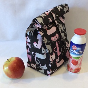 Uzsonnás táska / Lunch bag    / ajándék szalvétával  - táska & tok - uzsonna- & ebéd tartó - ebéd tasak, doboz - Meska.hu