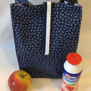 Uzsonnás táska / Lunch bag   / ajándék szalvétával , Táska & Tok, Uzsonna- & Ebéd tartó, Ebéd tasak, doboz, Varrás, MESKA