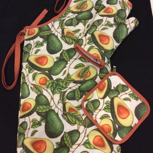 Konyharuha avokado mintával  - otthon & életmód - konyhafelszerelés, tálalás - konyhai textil - konyharuha & törlőkendő - Meska.hu