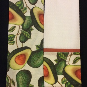 Konyharuha avokado mintával , Otthon & Életmód, Konyhafelszerelés, tálalás, Konyhai textil, Konyharuha & Törlőkendő, Varrás, MESKA