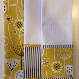 Kötény pitypang mintás  - otthon & életmód - konyhafelszerelés, tálalás - konyhai textil - kötény - Meska.hu