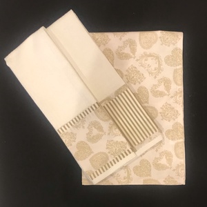 Konyharuha szett bézs szívek  - otthon & életmód - konyhafelszerelés, tálalás - konyhai textil - konyharuha & törlőkendő - Meska.hu