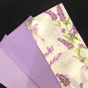 Kötény szett levendula mintával  - otthon & életmód - konyhafelszerelés, tálalás - konyhai textil - kötény - Meska.hu