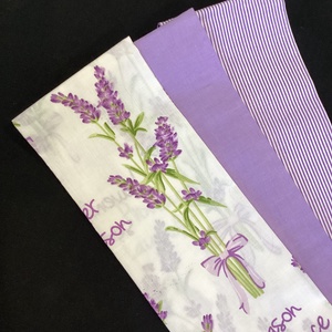 Konyharuha szett levendula mintás és egyszinű, Otthon & Életmód, Konyhafelszerelés, tálalás, Konyhai textil, Konyharuha & Törlőkendő, Varrás, MESKA