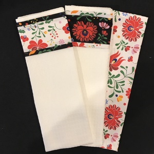 Konyharuha szett matyó mintával  - otthon & életmód - konyhafelszerelés, tálalás - konyhai textil - konyharuha & törlőkendő - Meska.hu