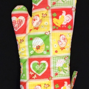 Konyharuha  szett vidám  - színes  mintás  - otthon & életmód - konyhafelszerelés, tálalás - konyhai textil - konyharuha & törlőkendő - Meska.hu