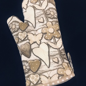 Tányéralátét szivecske - virág mintás  - otthon & életmód - konyhafelszerelés, tálalás - tálalás - tányér- és poháralátét - Meska.hu