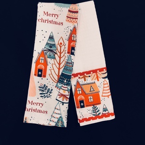 Konyharuha szett karácsonyi mintával  - otthon & életmód - konyhafelszerelés, tálalás - konyhai textil - konyharuha & törlőkendő - Meska.hu