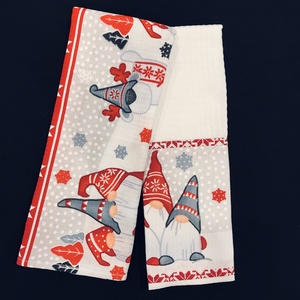 Konyharuha szett karácsonyi manók  - otthon & életmód - konyhafelszerelés, tálalás - konyhai textil - konyharuha & törlőkendő - Meska.hu