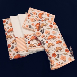 Konyharuha szett vidám gomba  mintával  - otthon & életmód - konyhafelszerelés, tálalás - konyhai textil - konyharuha & törlőkendő - Meska.hu