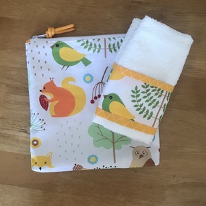 Uzsonnás táska / Lunch bag  /  ajándék szalvétával  - táska & tok - uzsonna- & ebéd tartó - ebéd tasak, doboz - Meska.hu