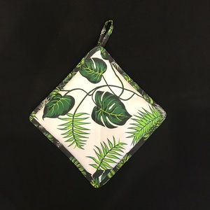 Kötény pálmalevél mintás  - otthon & életmód - konyhafelszerelés, tálalás - konyhai textil - kötény - Meska.hu