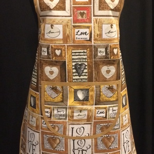  Kötény   bézs szín világ  - Meska.hu