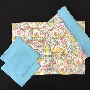 Tányéralátét szett Húsvéti mintával , Otthon & Életmód, Konyhafelszerelés, tálalás, Tálalás, Tányér- és poháralátét, Varrás, MESKA