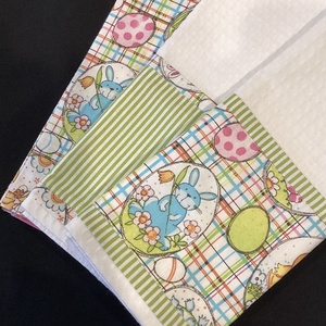 Konyharuha  szet húsvéti mintával , Otthon & Életmód, Konyhafelszerelés, tálalás, Konyhai textil, Konyharuha & Törlőkendő, Varrás, MESKA
