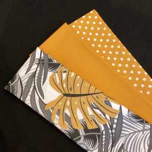 Konyharuha szett levél mintás - Meska.hu