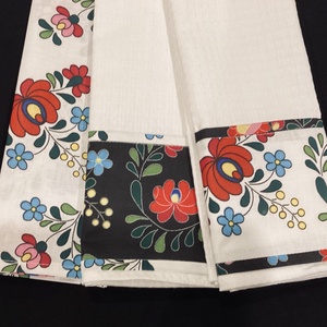 Konyharuha szett kalocsai mintával - otthon & életmód - konyhafelszerelés, tálalás - konyhai textil - konyharuha & törlőkendő - Meska.hu