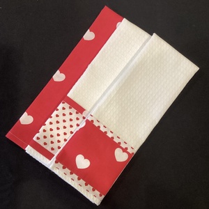 Kötény szívecske mintás - otthon & életmód - konyhafelszerelés, tálalás - konyhai textil - kötény - Meska.hu