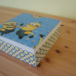 Minions doboz - otthon & életmód - tárolás & rendszerezés - Meska.hu