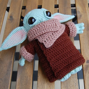 Baby Yoda, Játék & Sport, Plüssállat & Játékfigura, Más figura, Horgolás, MESKA